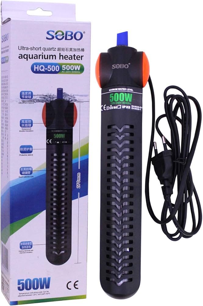 SOBO AQUARIUM HEATER ULTRA-SHORT 300W