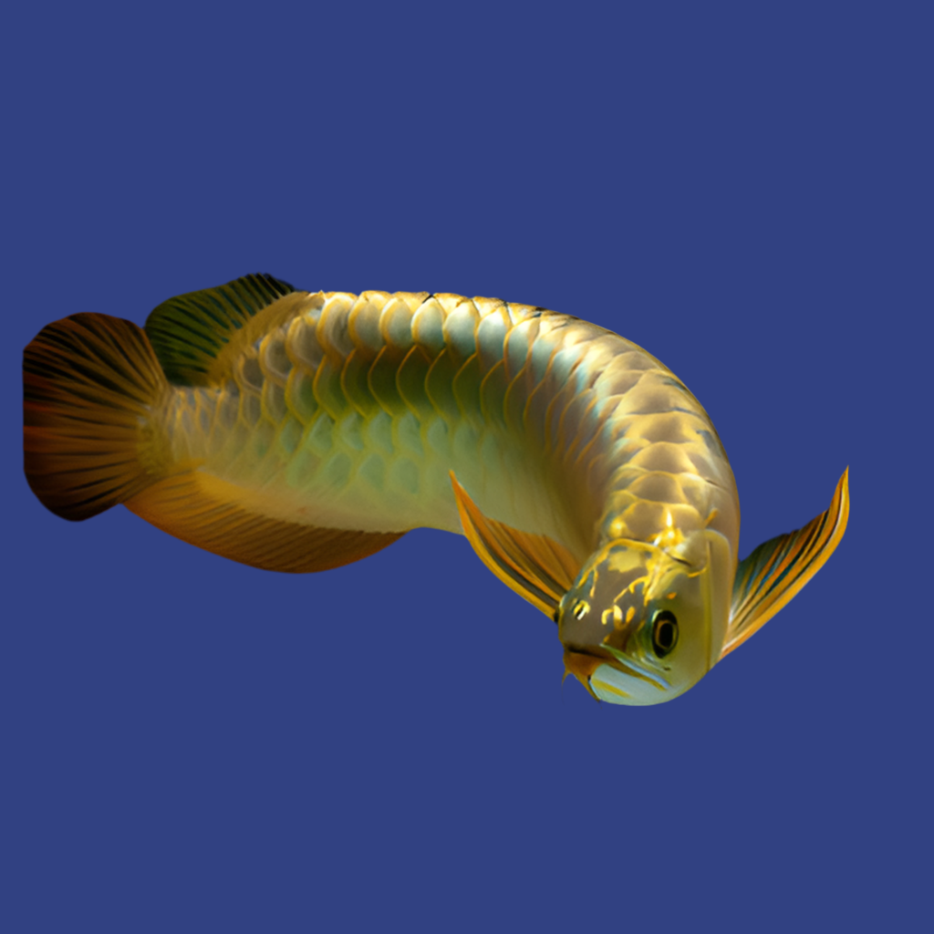 24K GOLD AROWANA FISH
