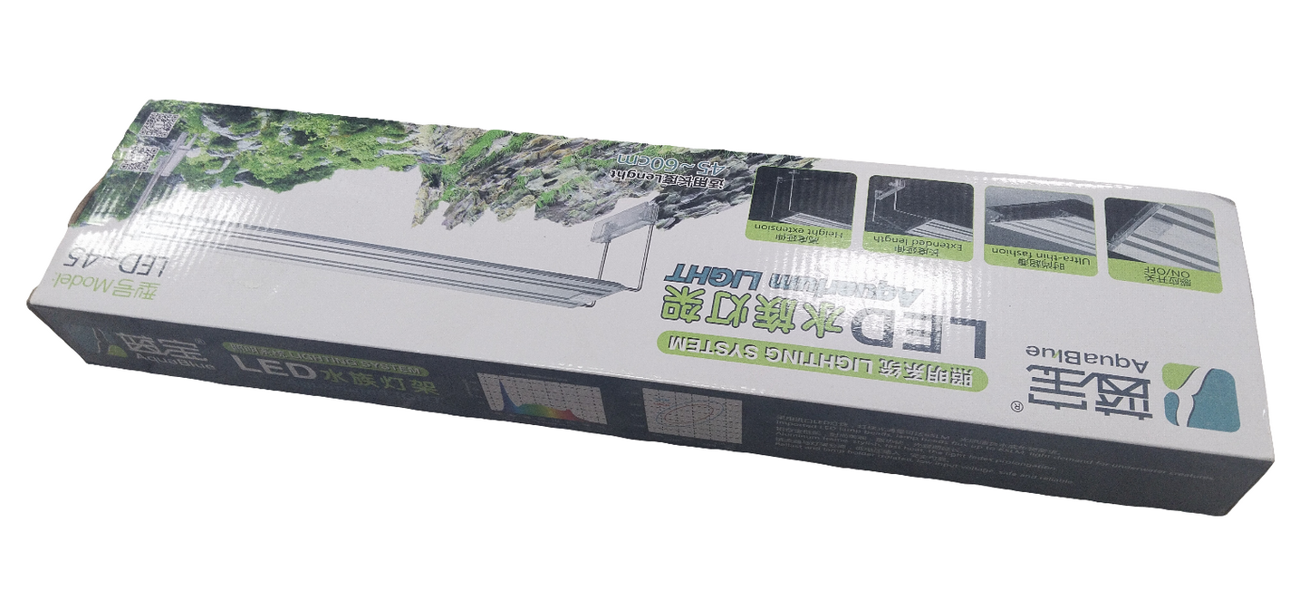 AQUA BLUE LED AQUARIUM LIGHT 45-60CM