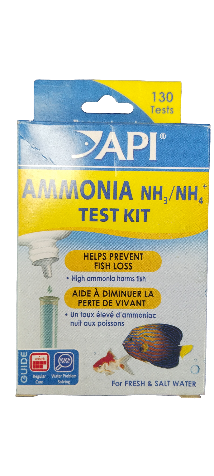 API AMMONIA TEST NH/NH PH TEST KIT FOR FRESH WATER 250 TESTS
