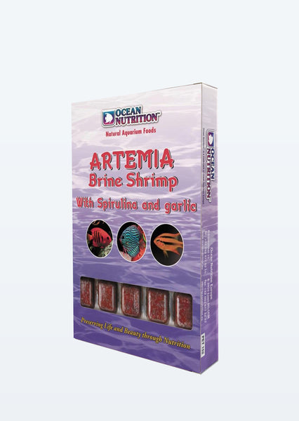 OCEAN NUTRITION Frozen Artemia Brine Shrimp With Spirulina And Garlic