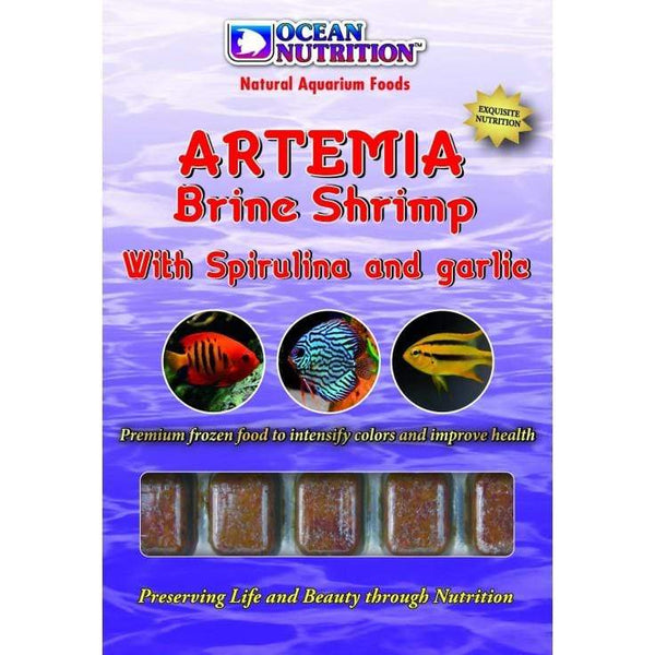 OCEAN NUTRITION Frozen Artemia Brine Shrimp With Spirulina And Garlic