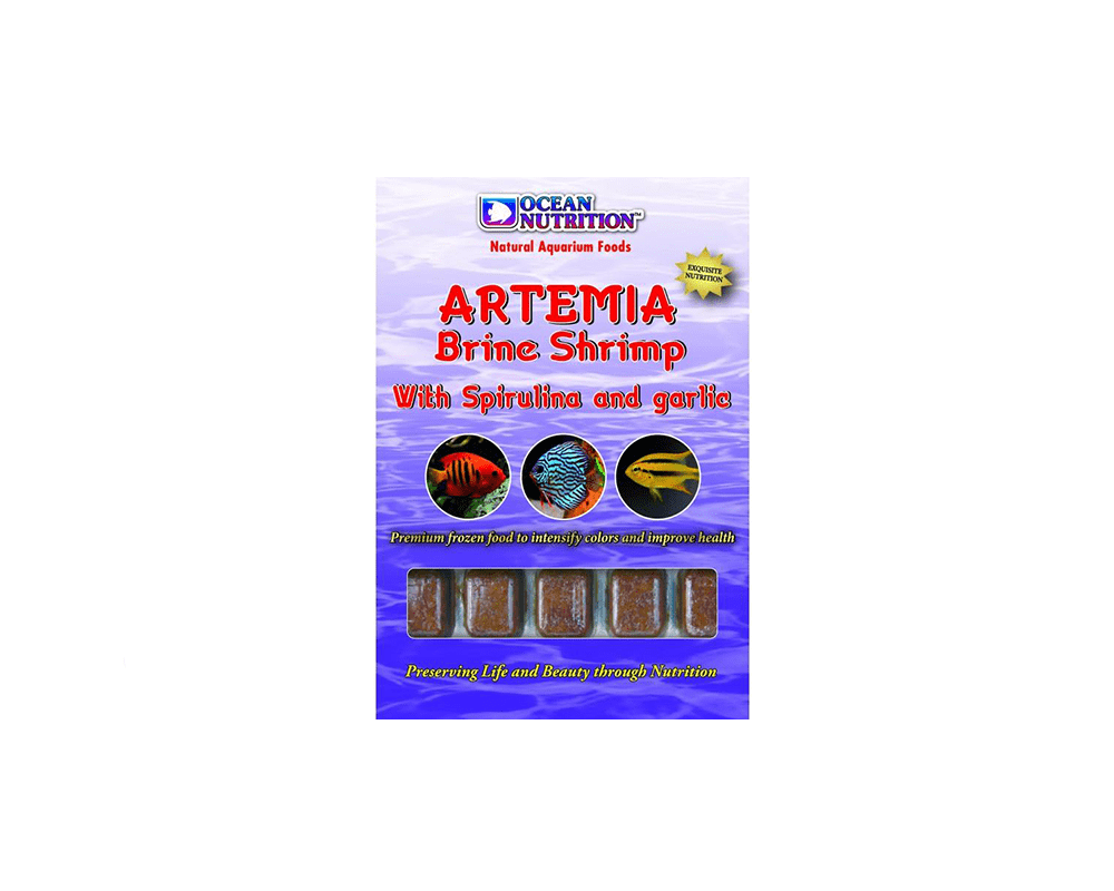 OCEAN NUTRITION Frozen Artemia Brine Shrimp With Spirulina And Garlic