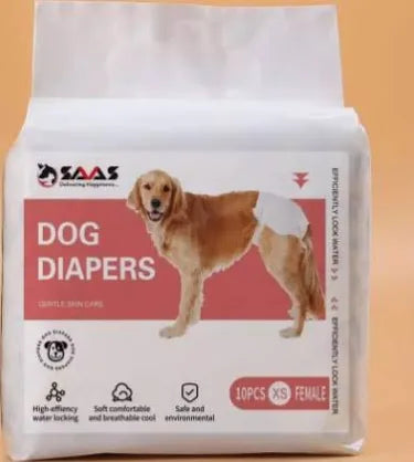 SAAS DOG DIAPER,S XS 10PCS FEMALE