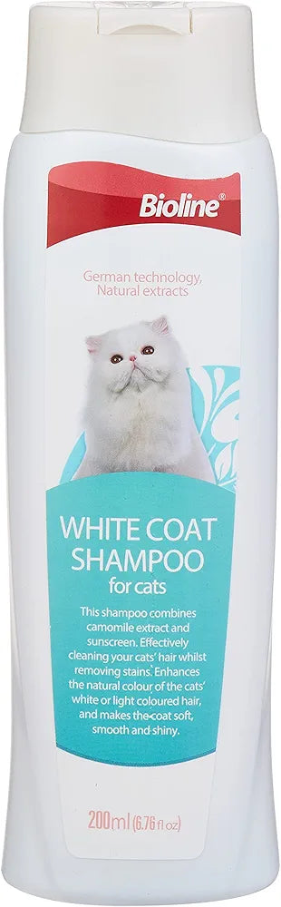 Bioline White Coat Shampoo For Cat's 200ml