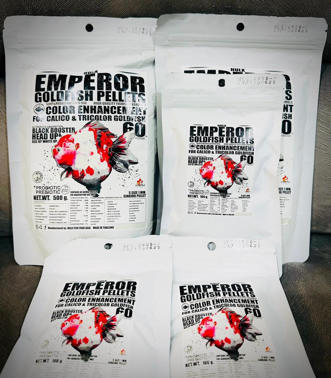 HULX EMPEROR GOLDFISH PELLETS 60-100G