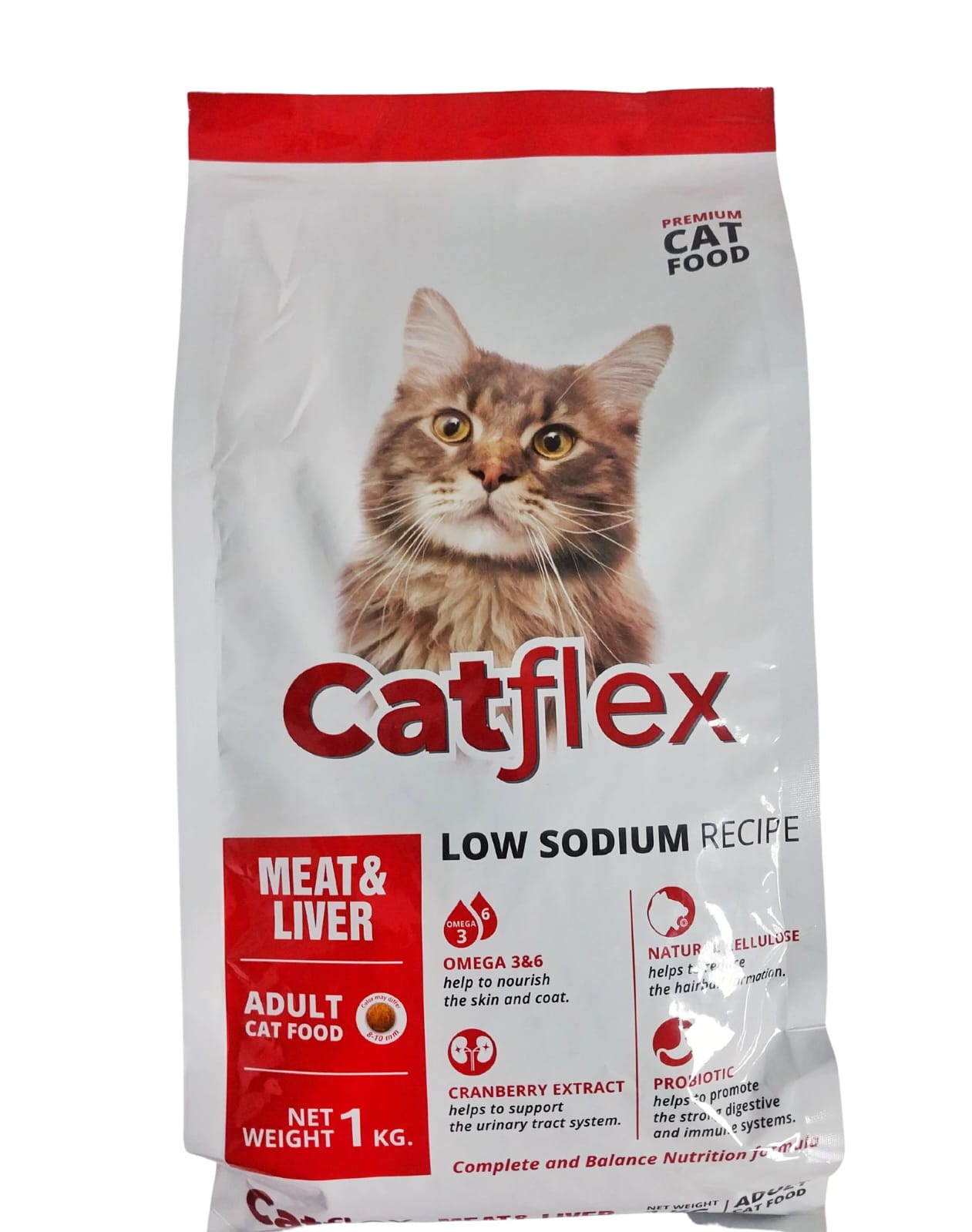 Catflex adult Cat Food Meat & Liver 1kg