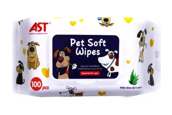 AST PET SOFT WIPES 100 PCS