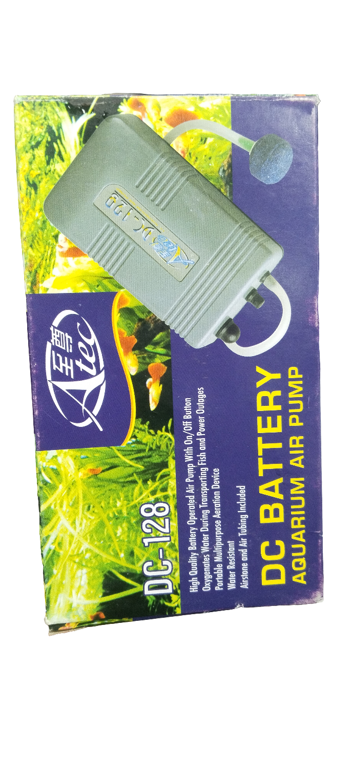 DC BATTERY AQUARIUM AIR PUMP DC-128