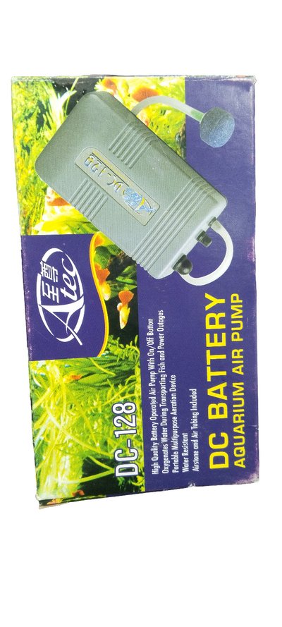 DC BATTERY AQUARIUM AIR PUMP DC-128