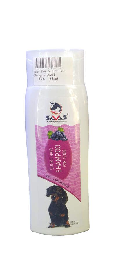 Saas Short Hair Shampoo For Dogs 250ml