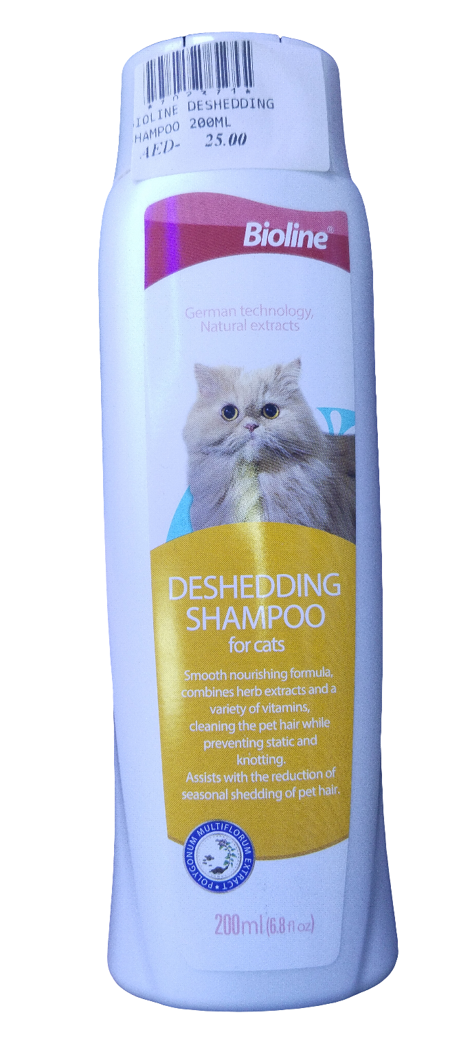 Bioline Deshedding Shampoo For Cat's 200ml