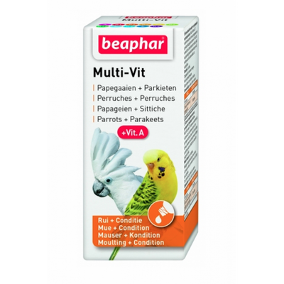 BEAPHAR MULTI-VITAMIN FOR PARROY,S 20ML