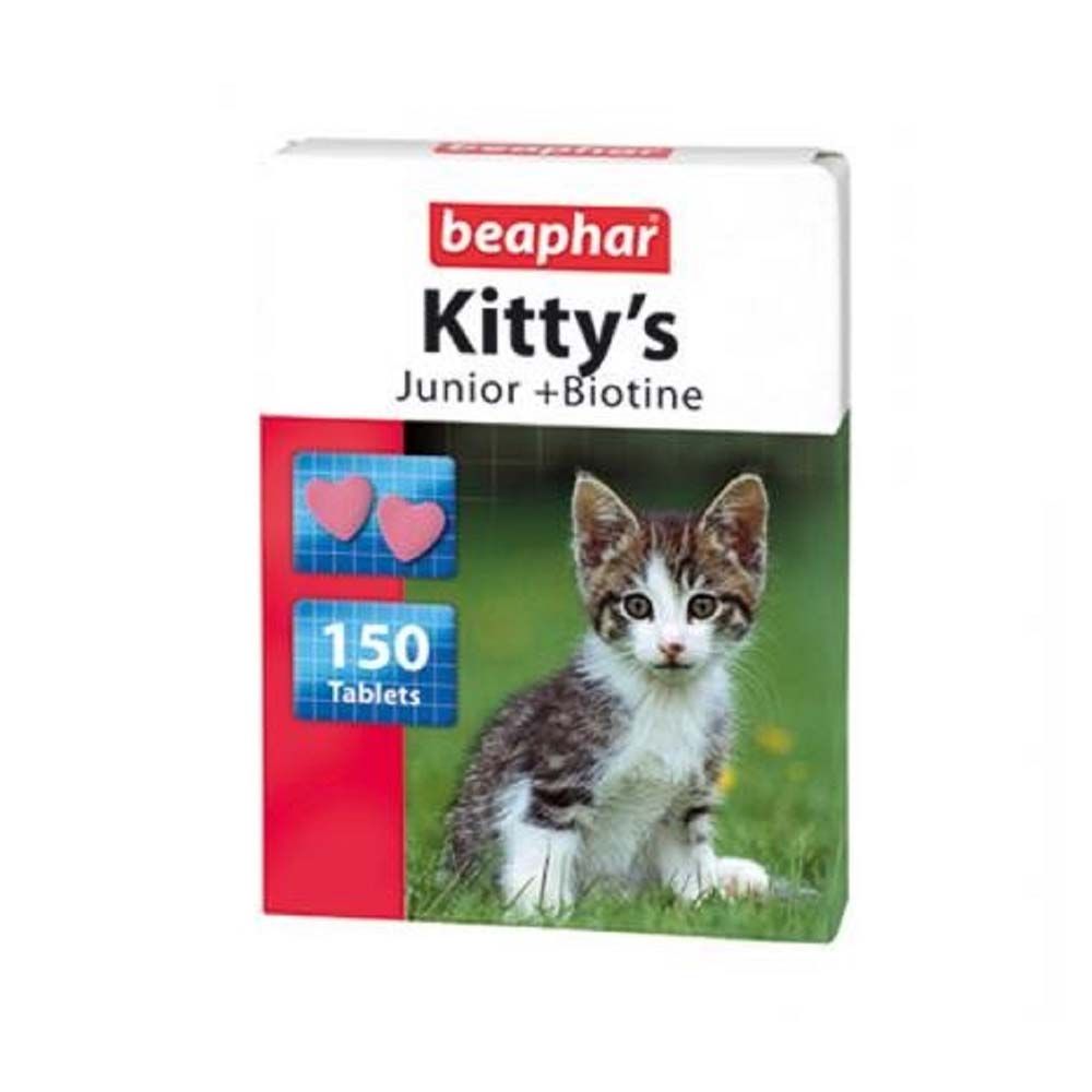 BEAPHAR KITTY'S JUNIOR BIOTINE 150 TABLET'S