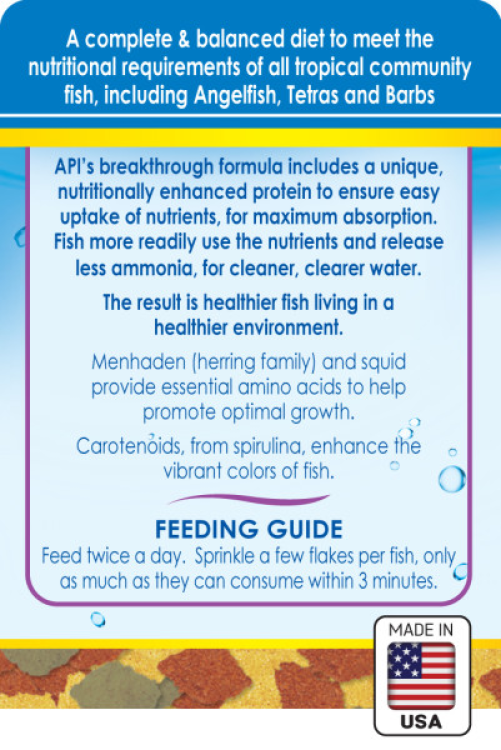 API Flakes Tropical Fish Food 10g